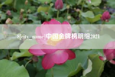 西安中国金牌榜明细2021