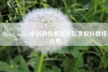 西安中国消防救援学院录取分数线公布