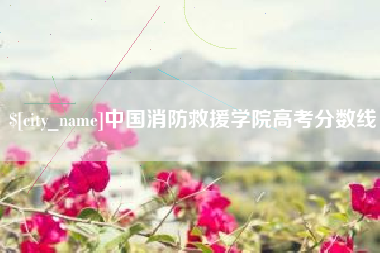 西安中国消防救援学院高考分数线