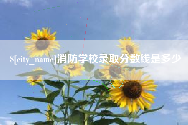 西安消防学校录取分数线是多少