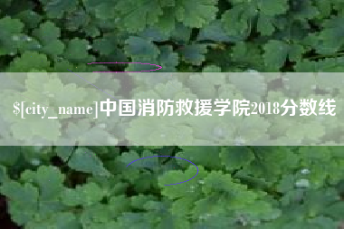 西安中国消防救援学院2018分数线