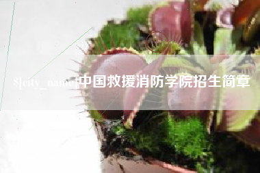 西安中国救援消防学院招生简章