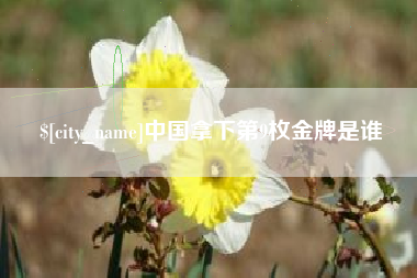 西安中国拿下第9枚金牌是谁