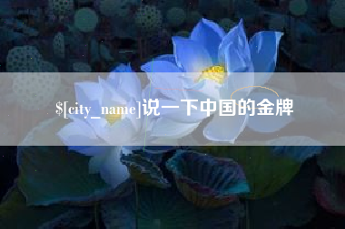 西安说一下中国的金牌