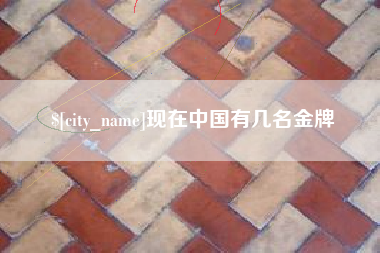 西安现在中国有几名金牌