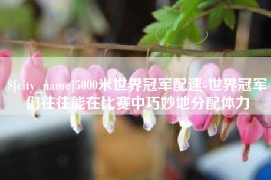 西安5000米世界冠军配速-世界冠军们往往能在比赛中巧妙地分配体力