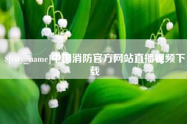 西安中国消防官方网站直播视频下载