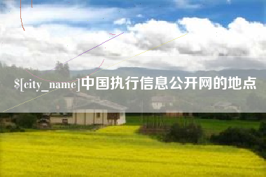 西安中国执行信息公开网的地点