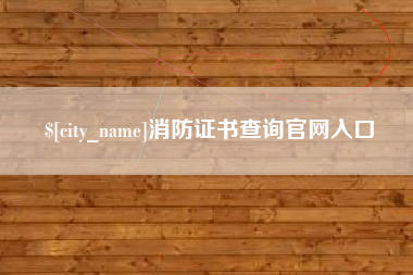 西安消防证书查询官网入口
