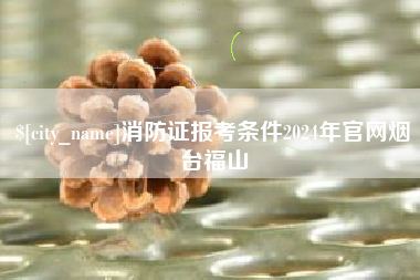 西安消防证报考条件2024年官网烟台福山